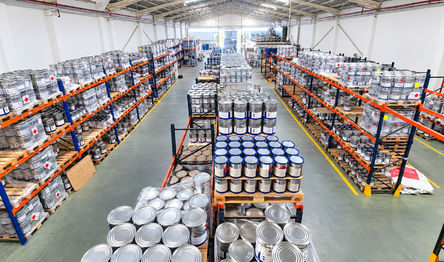 Almacén de pinturas Pedro Medina — stock de producto